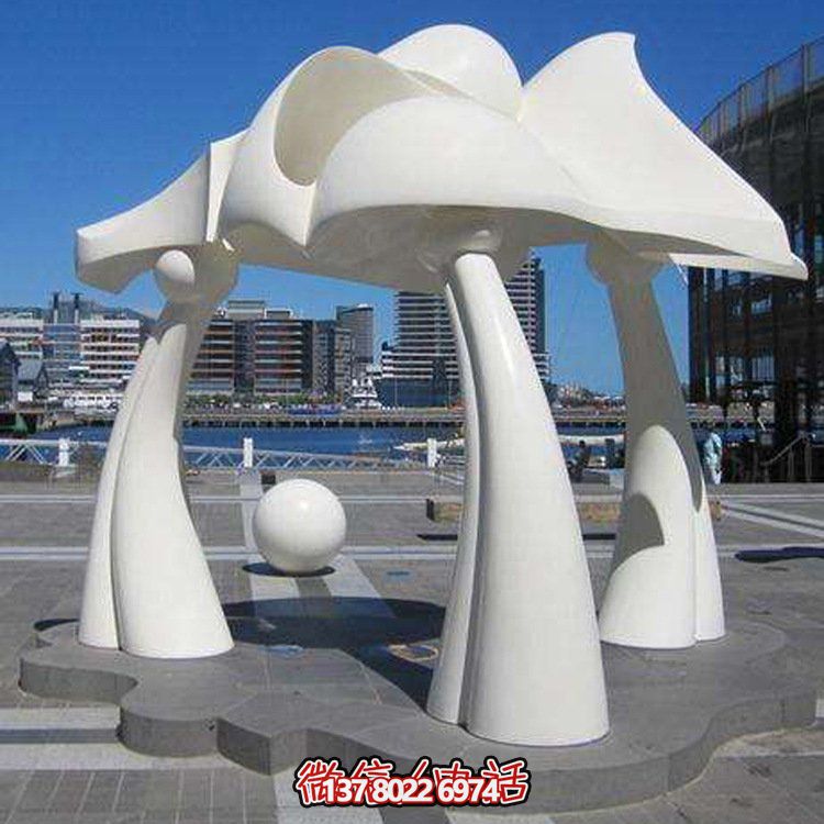 大型創(chuàng)意抽象玻璃鋼景觀擺件——在廣場(chǎng)搭建夢(mèng)幻的視覺世界