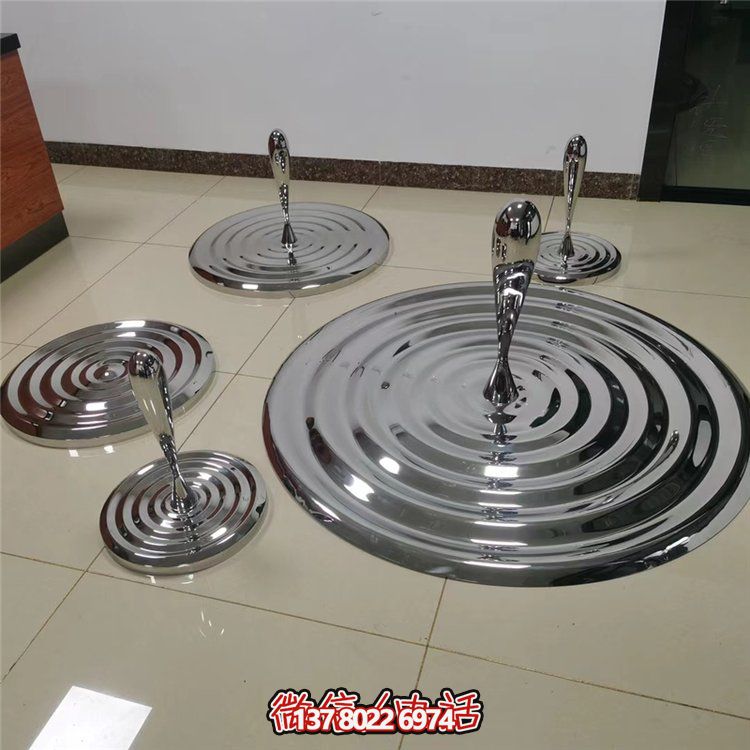 不銹鋼景觀雕塑為您的廣場、園林增添美麗的景觀