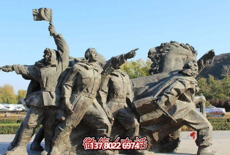 大型石雕景觀擺件，為廣場(chǎng)增添創(chuàng)意人物氣息