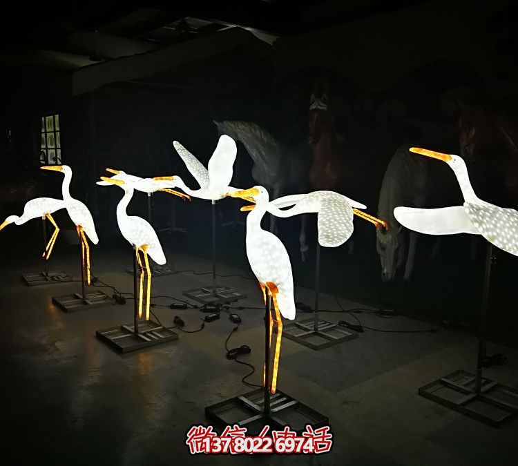 玻璃鋼雕塑景觀亮化，點亮景區園林