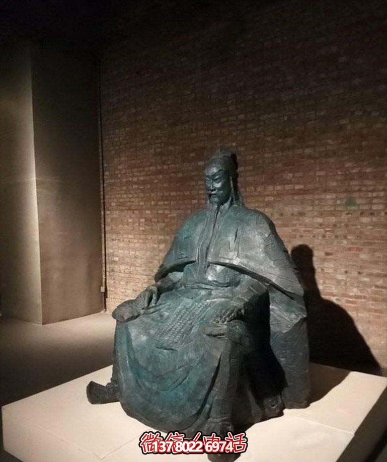 青銅大型景觀關公雕塑 青銅大型景觀關公雕塑