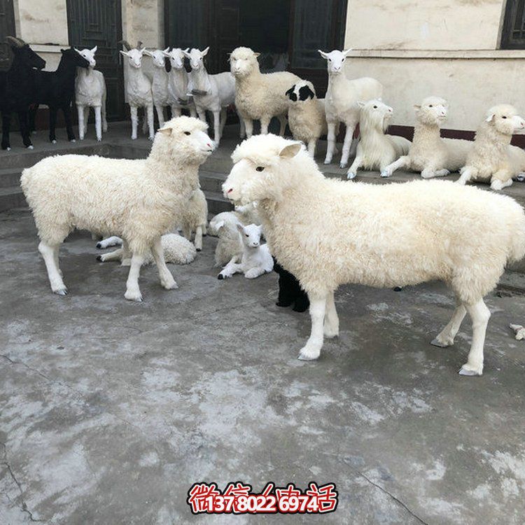 精美仿真動物裝飾雕塑，美化景區游樂場