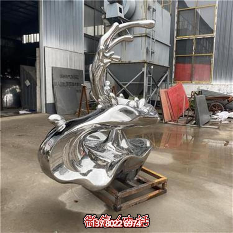 海浪抽象雕塑水景噴泉——點綴大型廣場、酒店門口