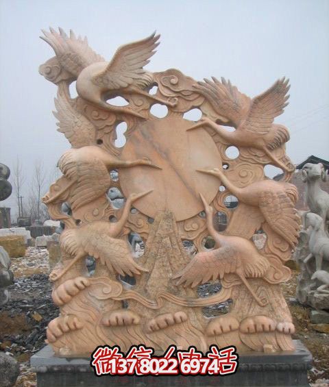 大型景觀仙鶴雕塑,完美演繹晚霞紅 大型景觀仙鶴雕塑,完美演繹晚霞紅