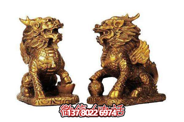 【不銹鋼鎏金麒麟雕塑——?jiǎng)?chuàng)意室內(nèi)商廈裝飾】 【不銹鋼鎏金麒麟雕塑——?jiǎng)?chuàng)意室內(nèi)商廈裝飾】