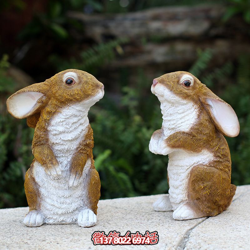 玻璃鋼彩繪兔子雕塑——景區精美禮品 玻璃鋼彩繪兔子雕塑——景區精美禮品