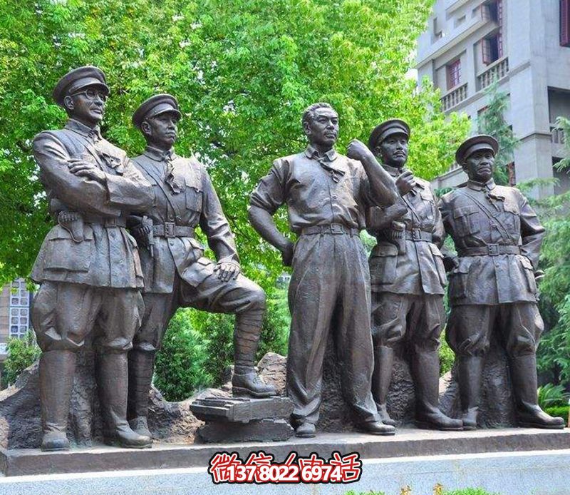景區世界偉人銅雕十大元帥雕塑 景區世界偉人銅雕十大元帥雕塑