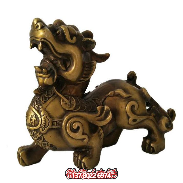 室內(nèi)創(chuàng)意不銹鋼仿古做舊神獸麒麟雕塑 室內(nèi)創(chuàng)意不銹鋼仿古做舊神獸麒麟雕塑