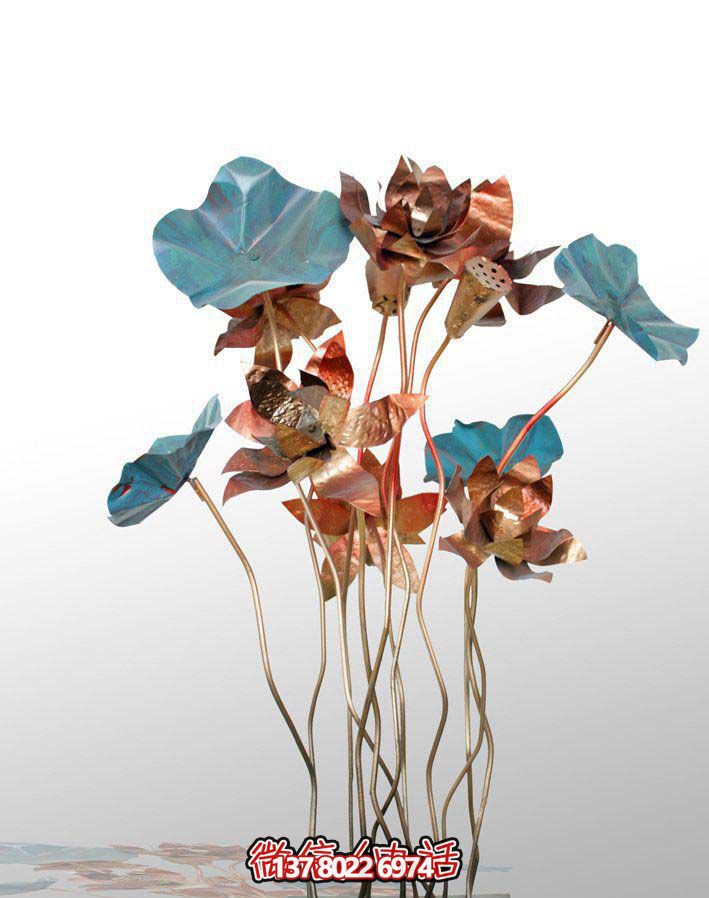 室內(nèi)別墅鍛銅荷花荷葉工藝品景觀荷花雕塑 室內(nèi)別墅鍛銅荷花荷葉工藝品景觀荷花雕塑