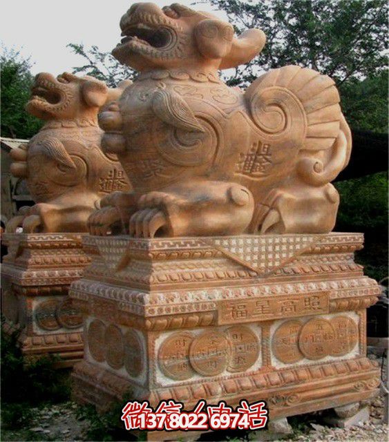 庭院創(chuàng)意黃蠟石石雕貔貅雕塑 庭院創(chuàng)意黃蠟石石雕貔貅雕塑