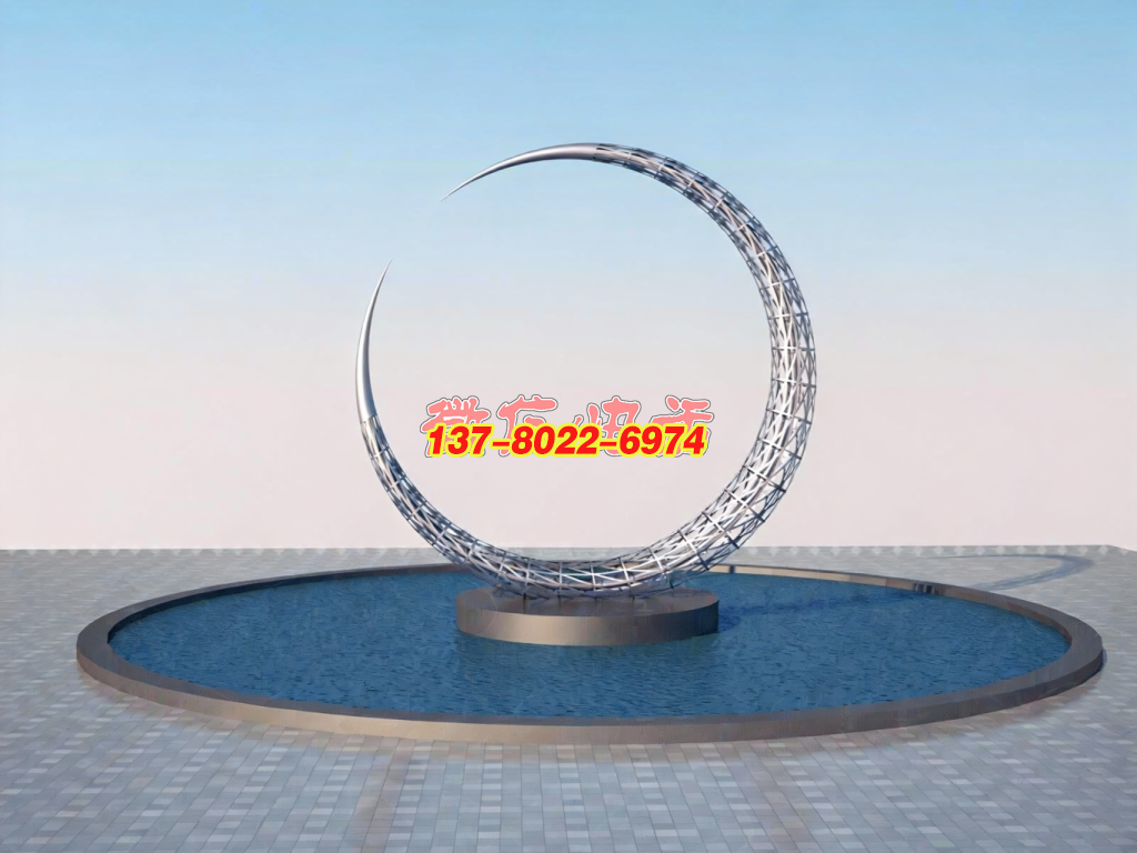 《月瀾織夢》：水境環縈間，鋼骨織就彎月穹廬的詩意回響