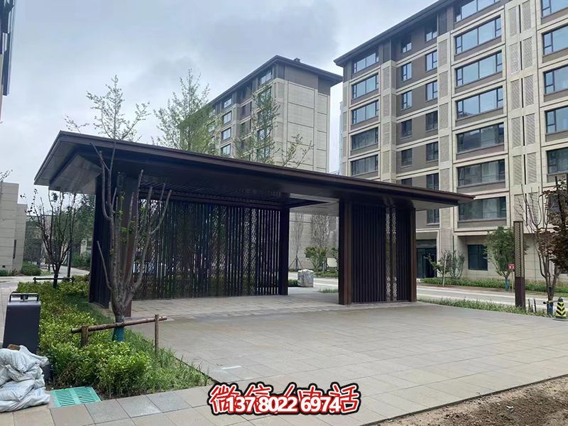 詠華園小區(qū)不銹鋼景墻 詠華園小區(qū)不銹鋼景墻